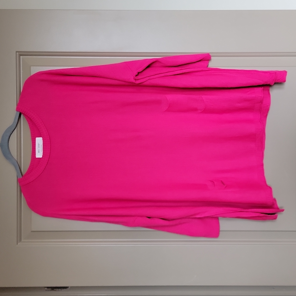 NWOT MERSEA Catalina Sweater, pink, one size fits all